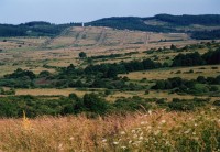 25-doupov-koleje-tanku Vojenský prostor Hradiště, Doupov