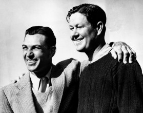 Vlevo Ben Hogan, vpravo Byron Nelson