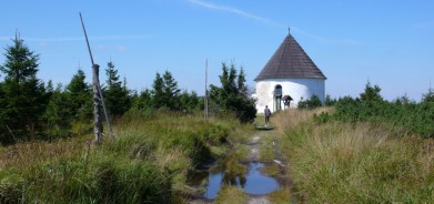 Kunštátská kaple v Orlických horách