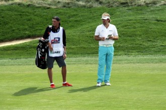 Francouzský hráč Victor Dubuisson, člen rydercupového týmu 2014