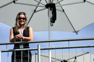 Slečna nebo paní z VIPácké tribuny byla hezká