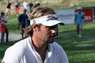 Francouzský hráč Victor Dubuisson, člen rydercupového týmu 2014